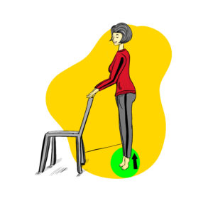 Übung für Beine und Gleichgewicht - Vulcura Wundmanagement