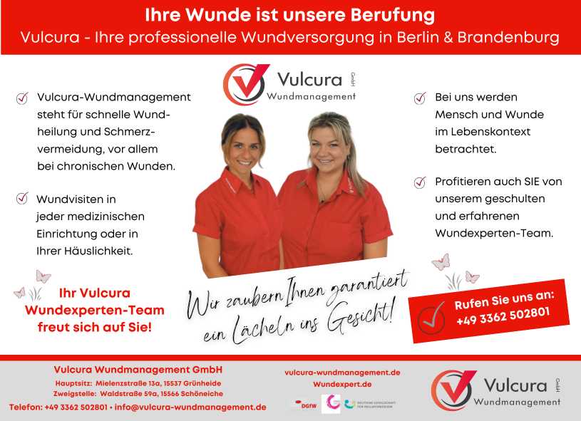 Titelbild mit Wundexperten für den Beitrag über Schaufensterkrankheit